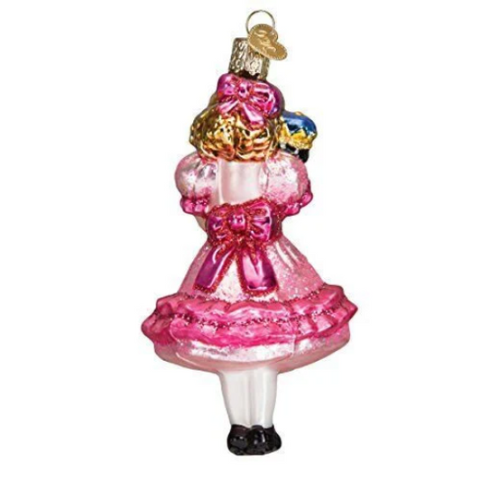 Clara from The Nutcracker Ballet - Blown Glass Tree Ornament by Old World Christmas