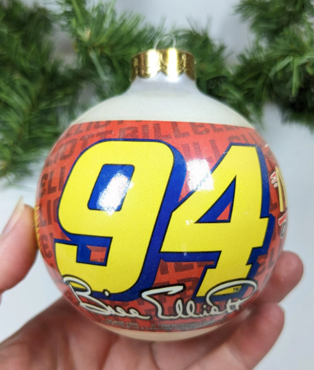 Vintage 1998 NASCAR 94 Bill Elliott Christmas Ornament