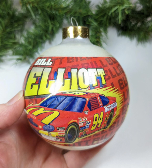 Vintage 1998 NASCAR 94 Bill Elliott Christmas Ornament