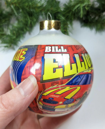 Vintage 1998 NASCAR 94 Bill Elliott Christmas Ornament