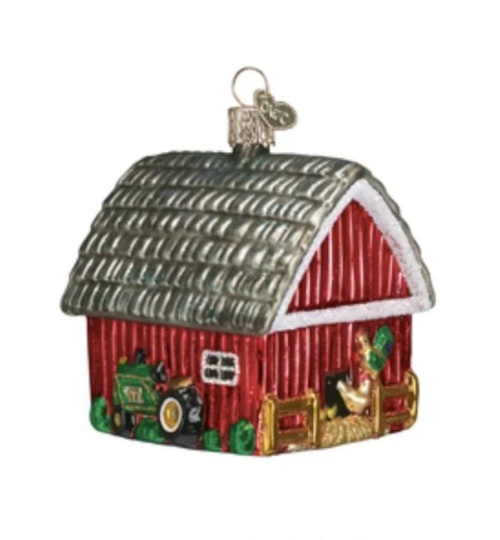 Barn Old World Christmas Ornament