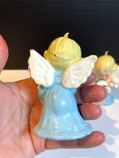 Vintage Christmas Angel Candles