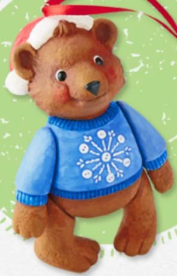 Hangin' with Teddy - Hallmark Keepsake Ornament 2015