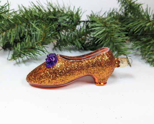 The Witches Slipper Retired Old World Christmas Ornament