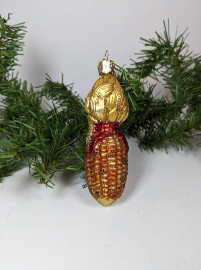 Indian Corn Retired Old World Christmas Ornament