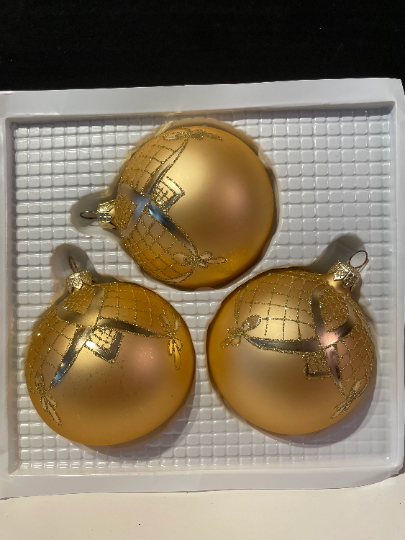 European Vintage Christmas Ornaments, Made in the Ukraine