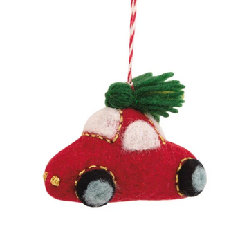 Red Car with Tree - Hallmark Keepsake Ornament 2022