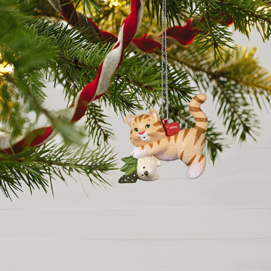 Mischievous Tabby Kitten - Hallmark Keepsake Ornament 2022