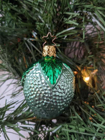 Lime Retired Old World Christmas Inge Glas Ornament