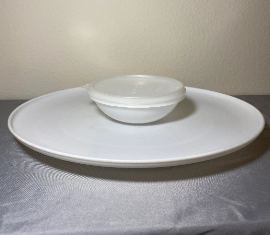 Vintage Tupperware Dip N Serve White Container