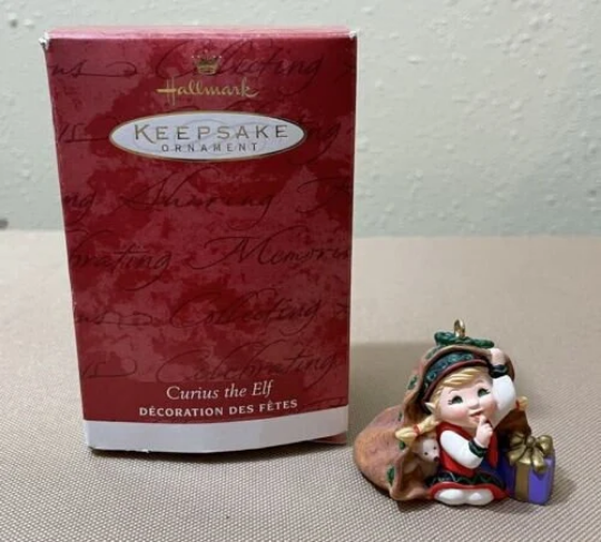 Curius the Elf - Hallmark Keepsake Ornament 2001