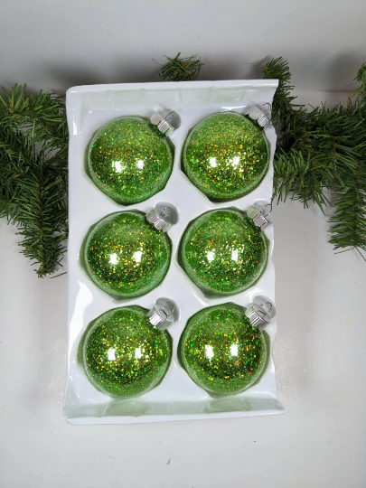 Lime Green Christmas Ornaments