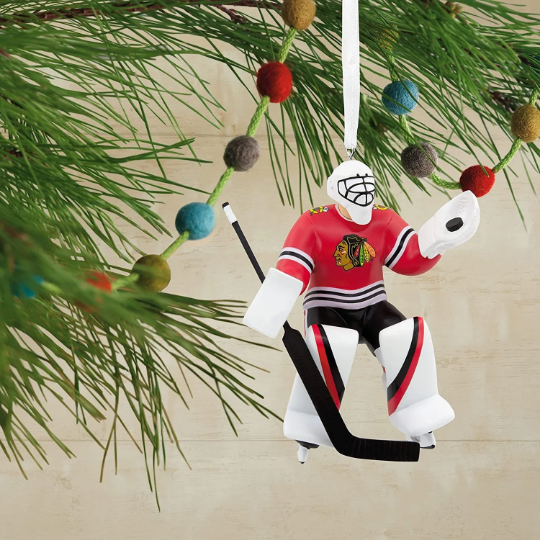 Chicago Blackhawks Goalie - Hallmark Keepsake Ornament 2022