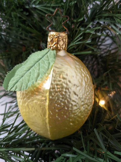 Lemon Retired Old World Christmas Inge Glas Ornament