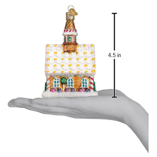 Gingerbread Church Old World Christmas Ornament