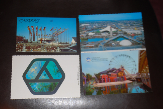 Vintage 1974 Worlds Fair Post Cards