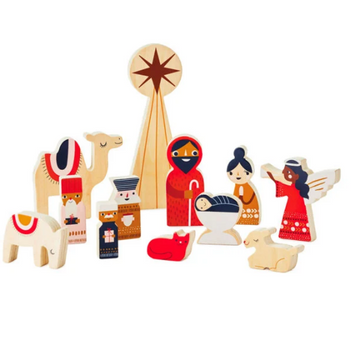 My First Nativity - Hallmark Wood Nativity Set