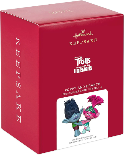 Poppy and Branch - Trolls - Hallmark Keepsake Ornament 2021