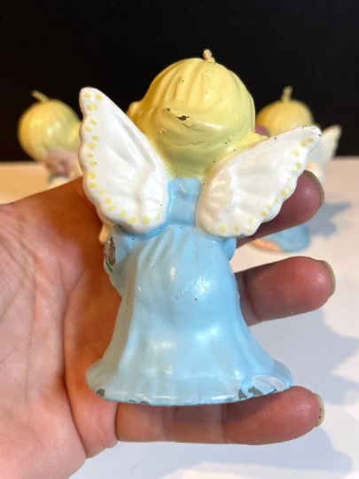 Vintage Christmas Angel Candles