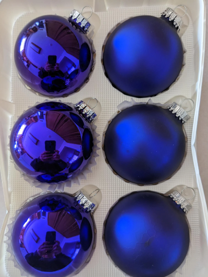 Purple Krebs Christmas Ornaments