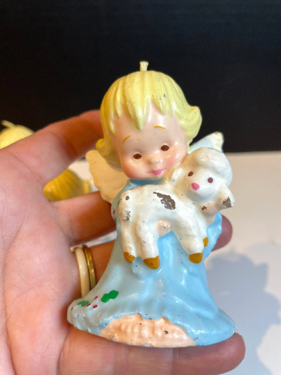 Vintage Christmas Angel Candles