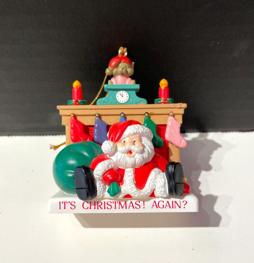 Vintage 1995 Westmar It's Christmas Again Christmas Ornament