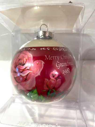 Vintage 1981 Goebel Grandma Christmas Ornament