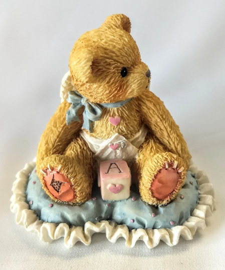 Vintage 1994 Cherished Teddies by Enesco Little Bundle of Joy Bear Figurine