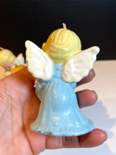 Vintage Christmas Angel Candles