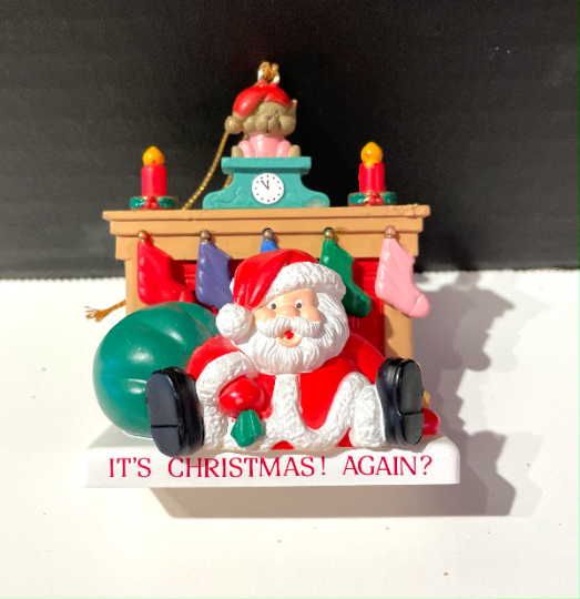 Vintage 1995 Westmar It's Christmas Again Christmas Ornament