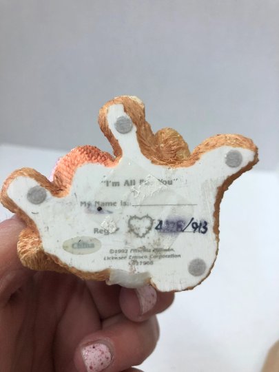 Vintage 1992 Cherished Teddies I'm All Fur You Kitty Figurine