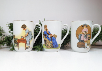 Vintage Norman Rockwell Mugs