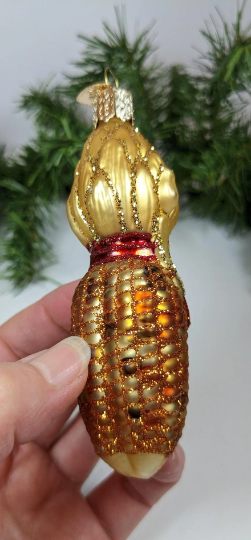 Indian Corn Retired Old World Christmas Ornament