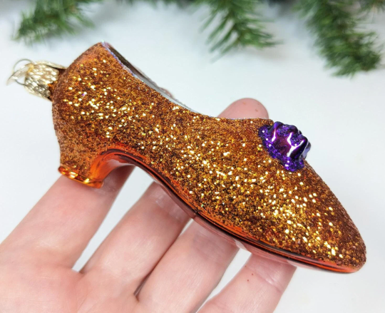 The Witches Slipper Retired Old World Christmas Ornament