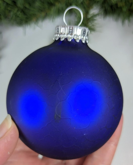 Purple Krebs Christmas Ornaments