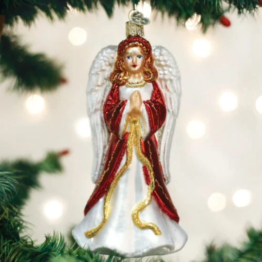 Divinity Angel Old World Christmas Glass Ornament
