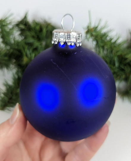Purple Krebs Christmas Ornaments