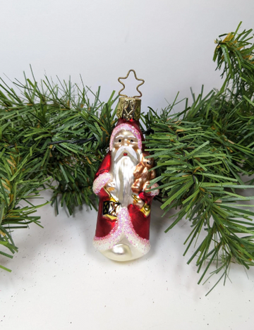 Father Christmas Inge Glas Retired Old World Christmas Ornament