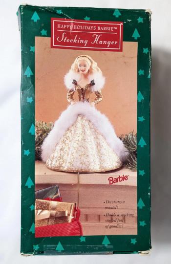 Vintage 1995 Hallmark Barbie Christmas Stocking Holder