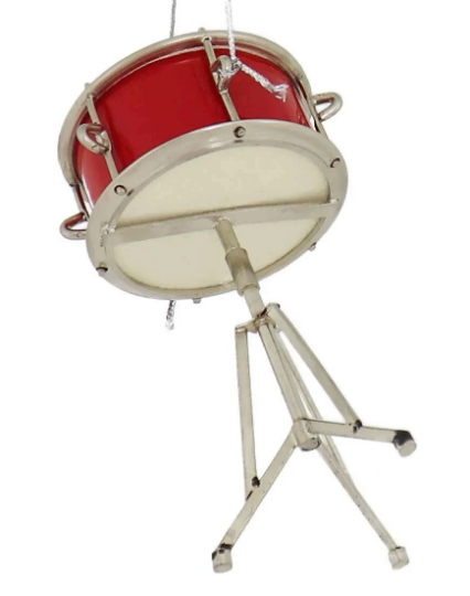 Red Snare Drum - Broadway Gifts Co. Ornament