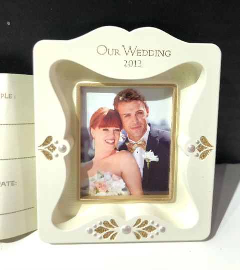 Our Wedding Frame 2013 Hallmark Christmas Ornament