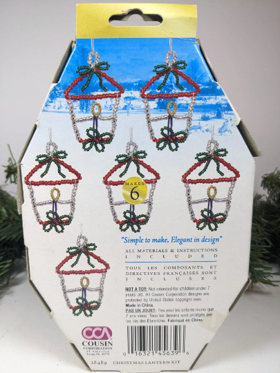 Sensations Beaded Christmas Ornament Kit