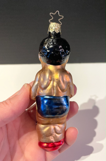 Vintage Inge Glas Boxer Retired Old World Christmas Ornament