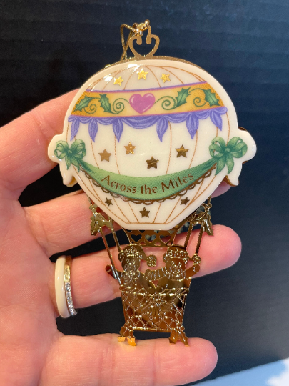 Vintage Lenox Across the Miles Christmas Ornament