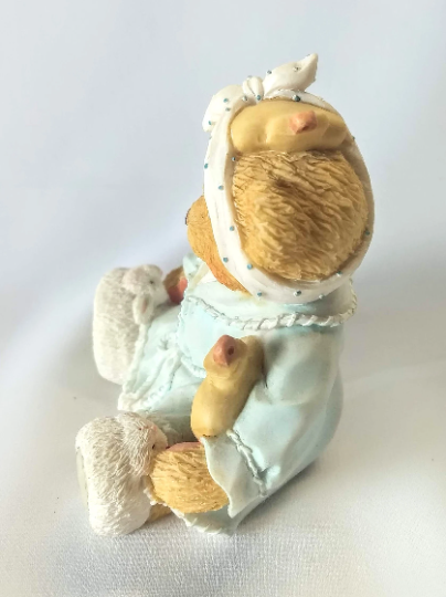 Vintage 1994 Cherished Teddies by Enesco Kiss The Hurt and Make it Well Bear Figurine