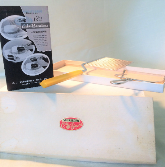 Vintage Cake Breakers & Cheese Slicer Original Box