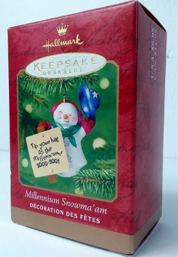 Millennium Snowma'am - Hallmark Keepsake Ornament 2000