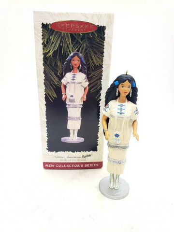 Native American Barbie - Hallmark Keepsake Ornament 1996