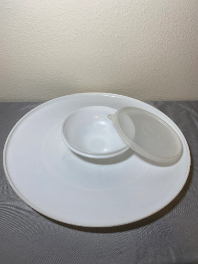 Vintage Tupperware Dip N Serve White Container