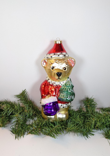 Large Teddy Bear Retired Old World Christmas Ornament